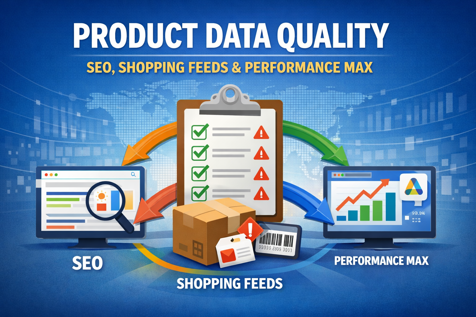 How Product Data Quality Impacts SEO, Shopping Feeds, and Performance Max